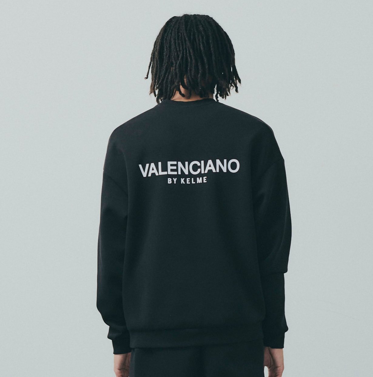 スウェット クルーネック ブラック