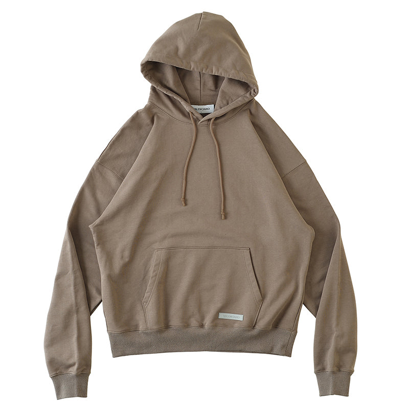 スウェットパーカー フーディ カーキブラウン トープ