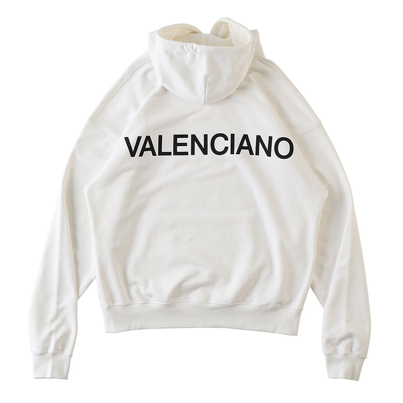 スウェットパーカー フーディ オフホワイト