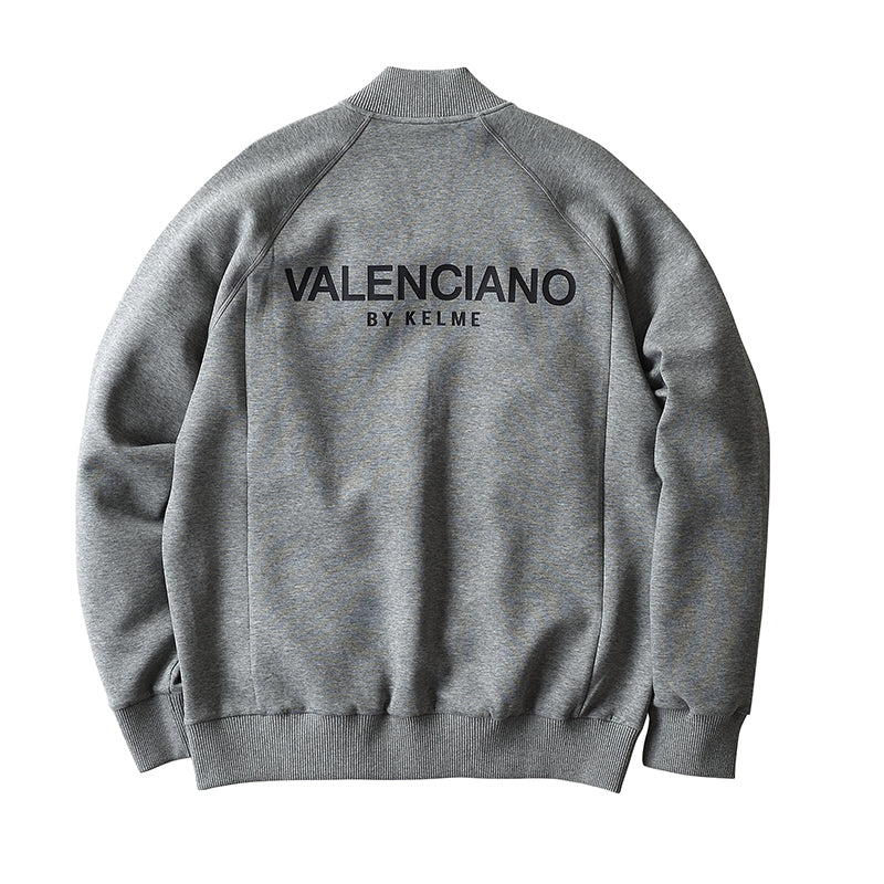 トラックジャケット スウェット ダブルジップ グレー