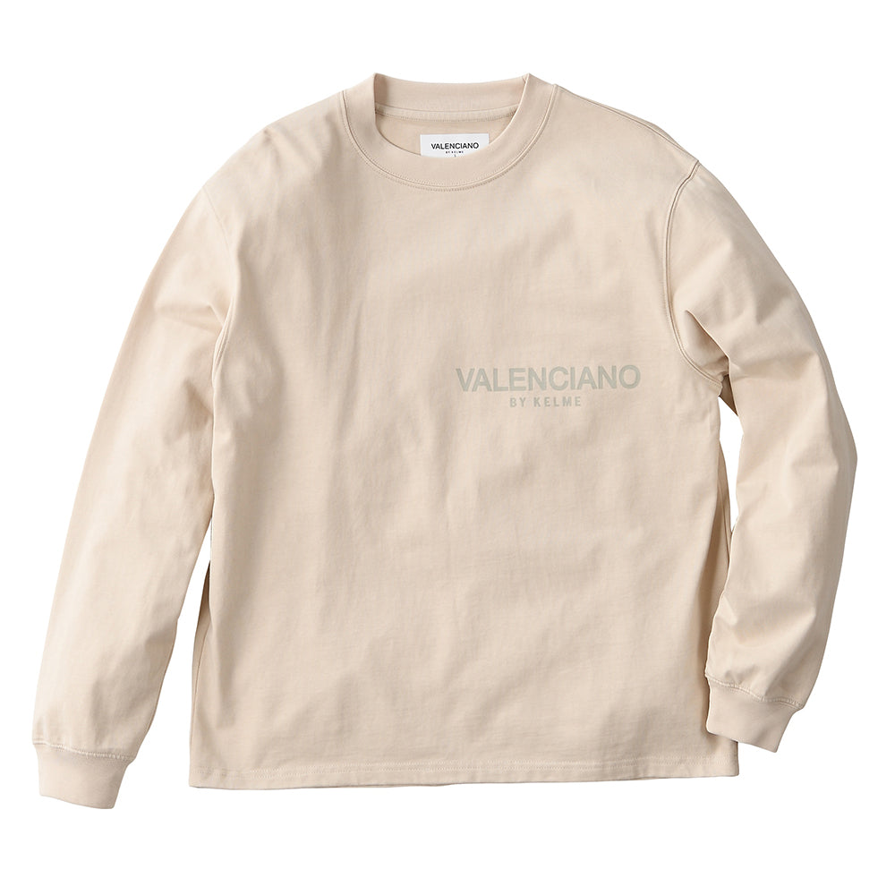 Tシャツ ロングスリーブ ベージュ