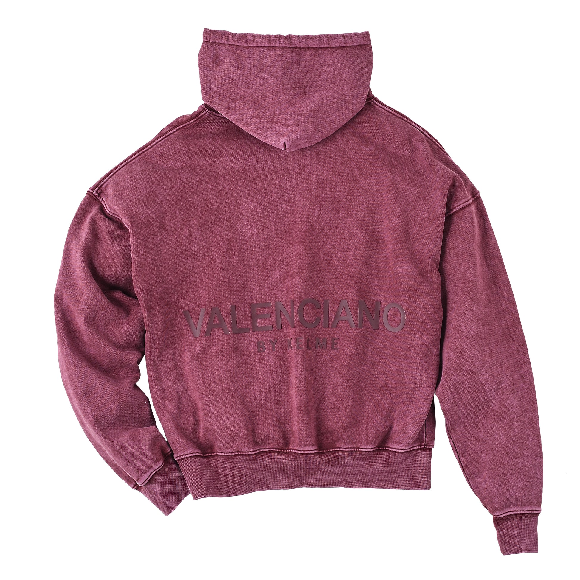 染めパーカー フーディ バーガンディ