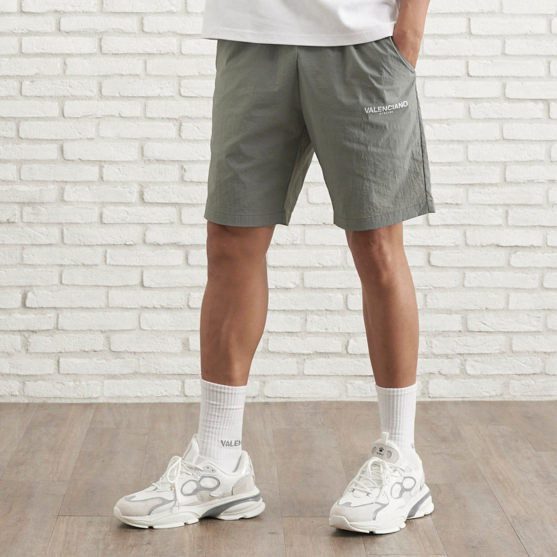 ナイロンショーツ ハーフパンツ グレー