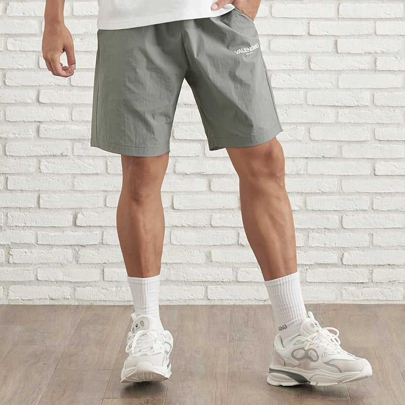 ナイロンショーツ ハーフパンツ グレー