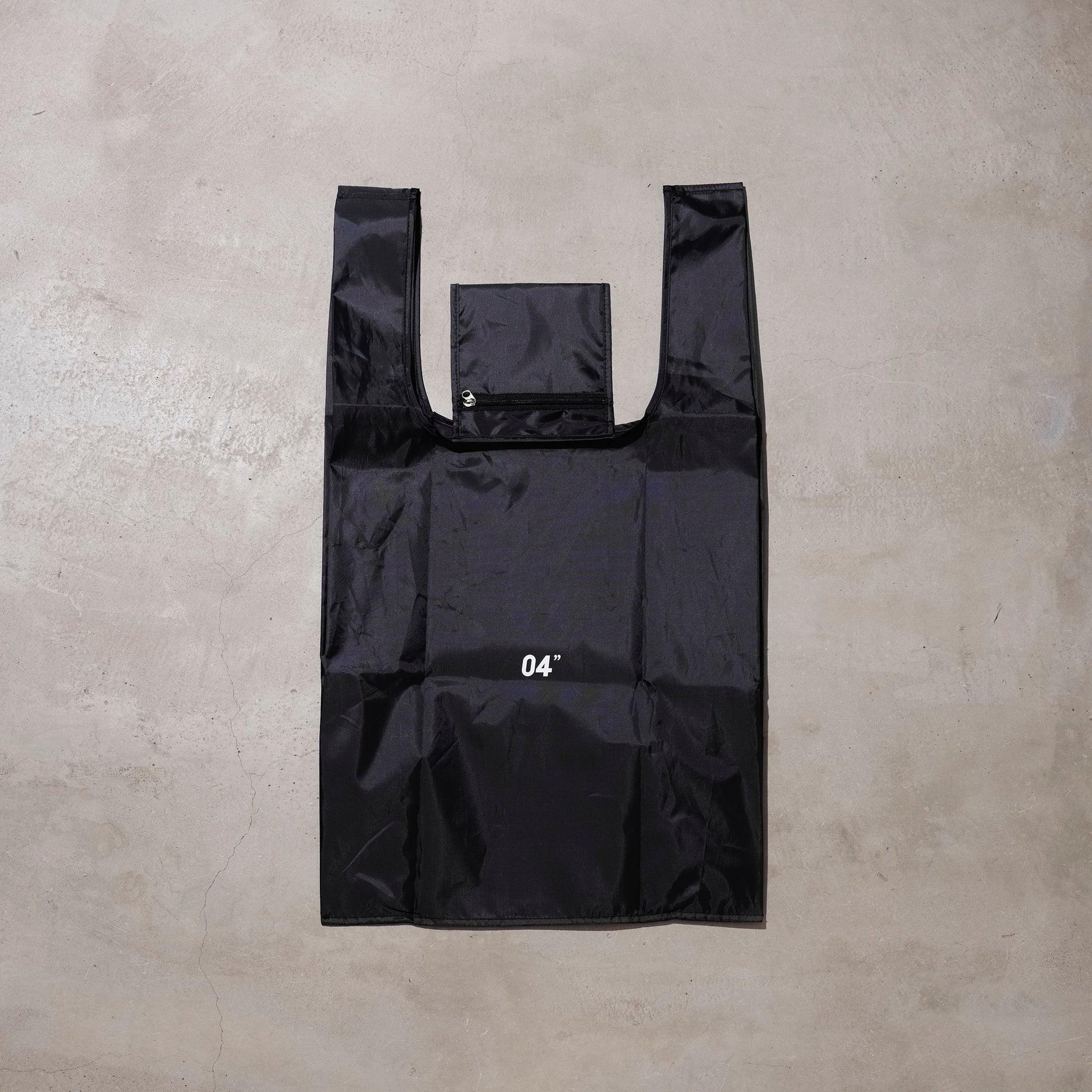 エコバッグ 大容量 ポケッタブル ブラック