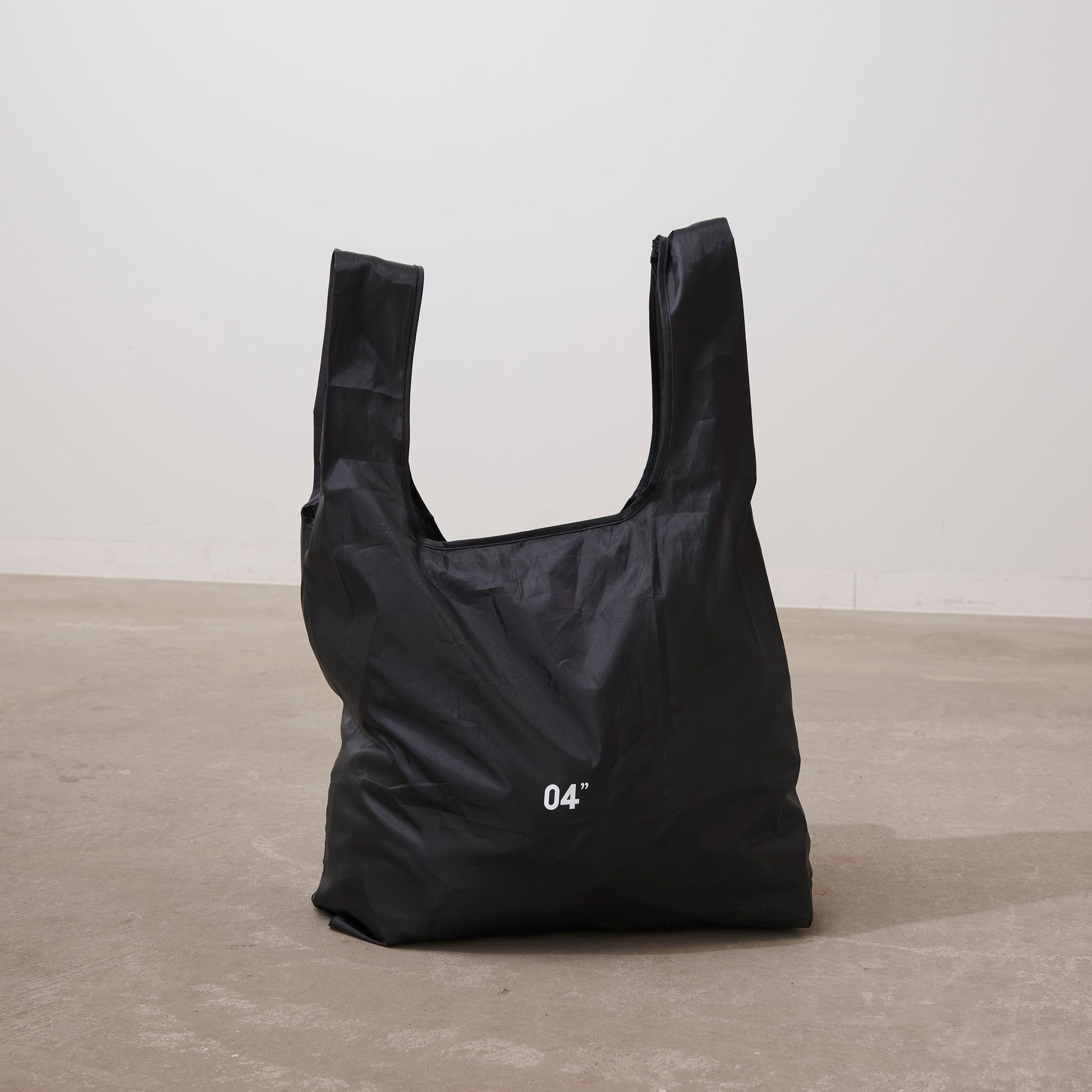 エコバッグ 大容量 ポケッタブル ブラック