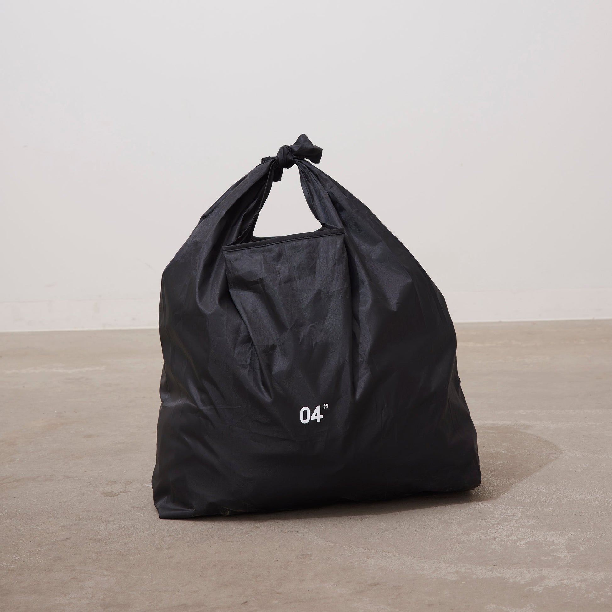 エコバッグ 大容量 ポケッタブル ブラック