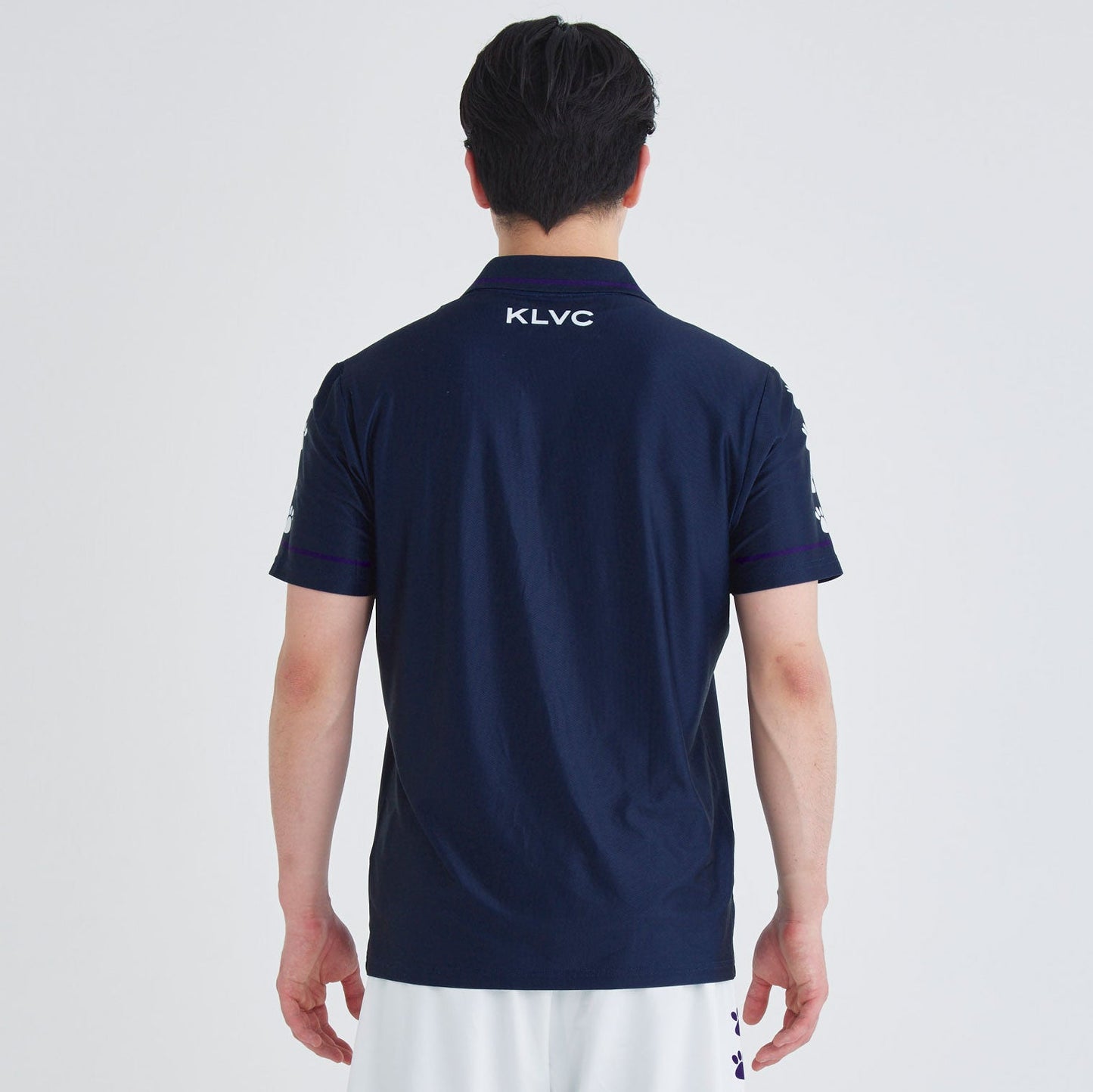 サッカーシャツ ポロ襟 ネイビー