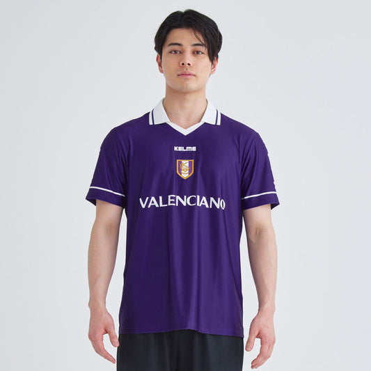 サッカーシャツ ポロ襟 パープル