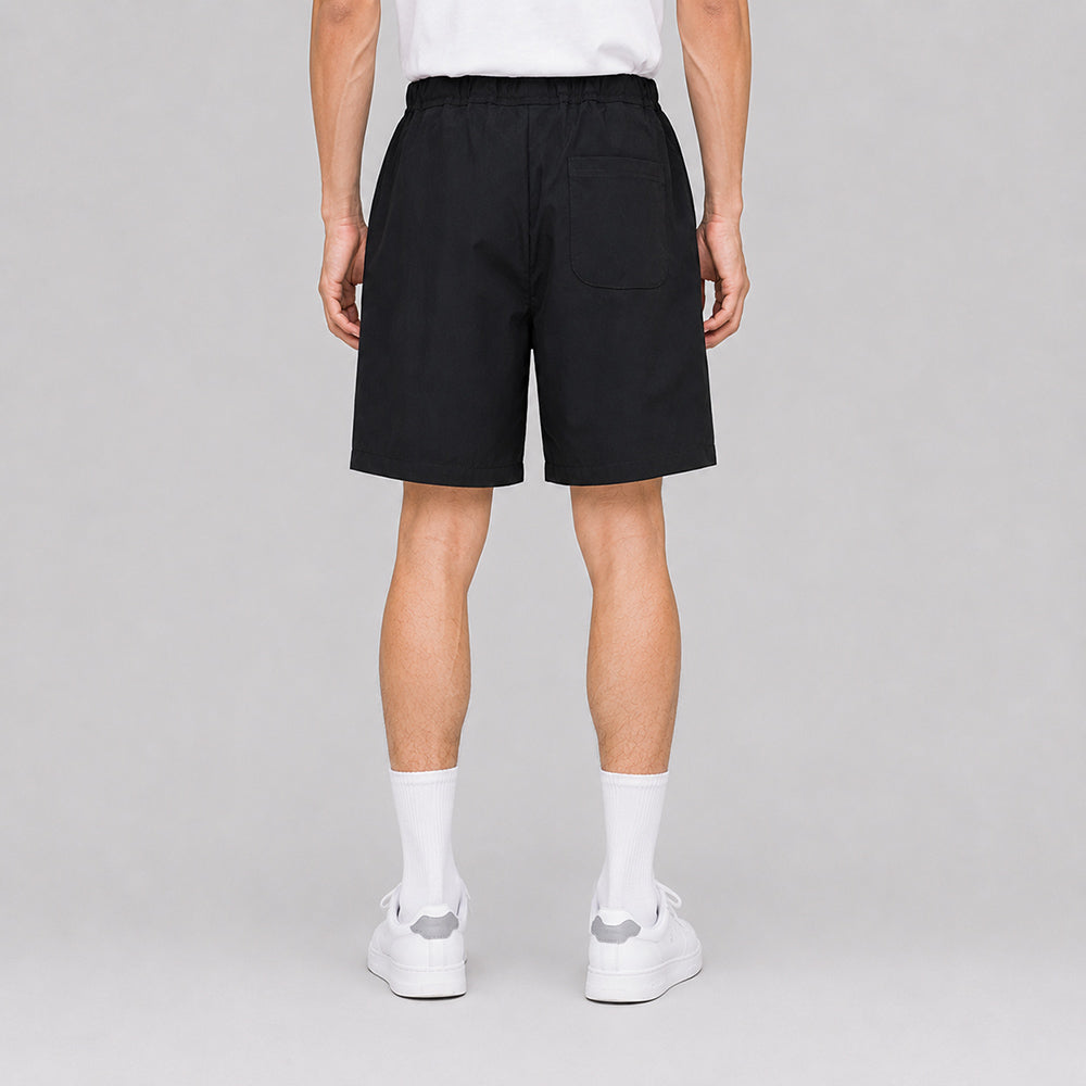 METAL PVC LOGO NYLON SHORTS