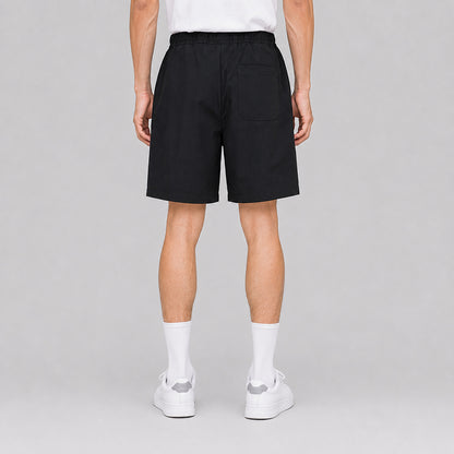 METAL PVC LOGO NYLON SHORTS