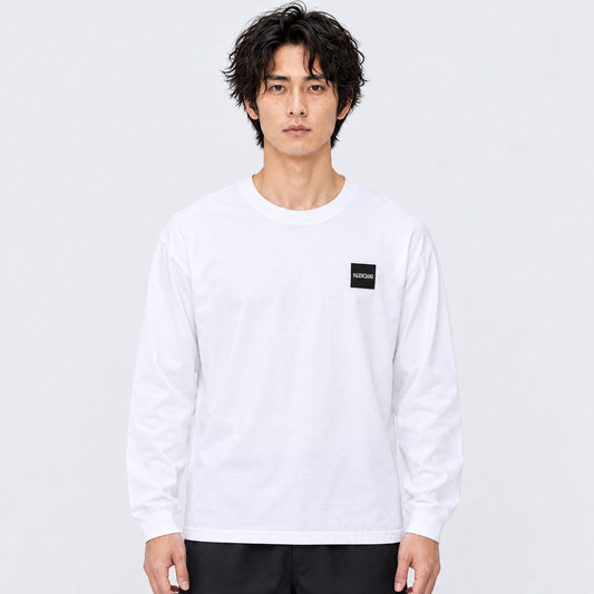 L/S PRINT TEE 06 model front