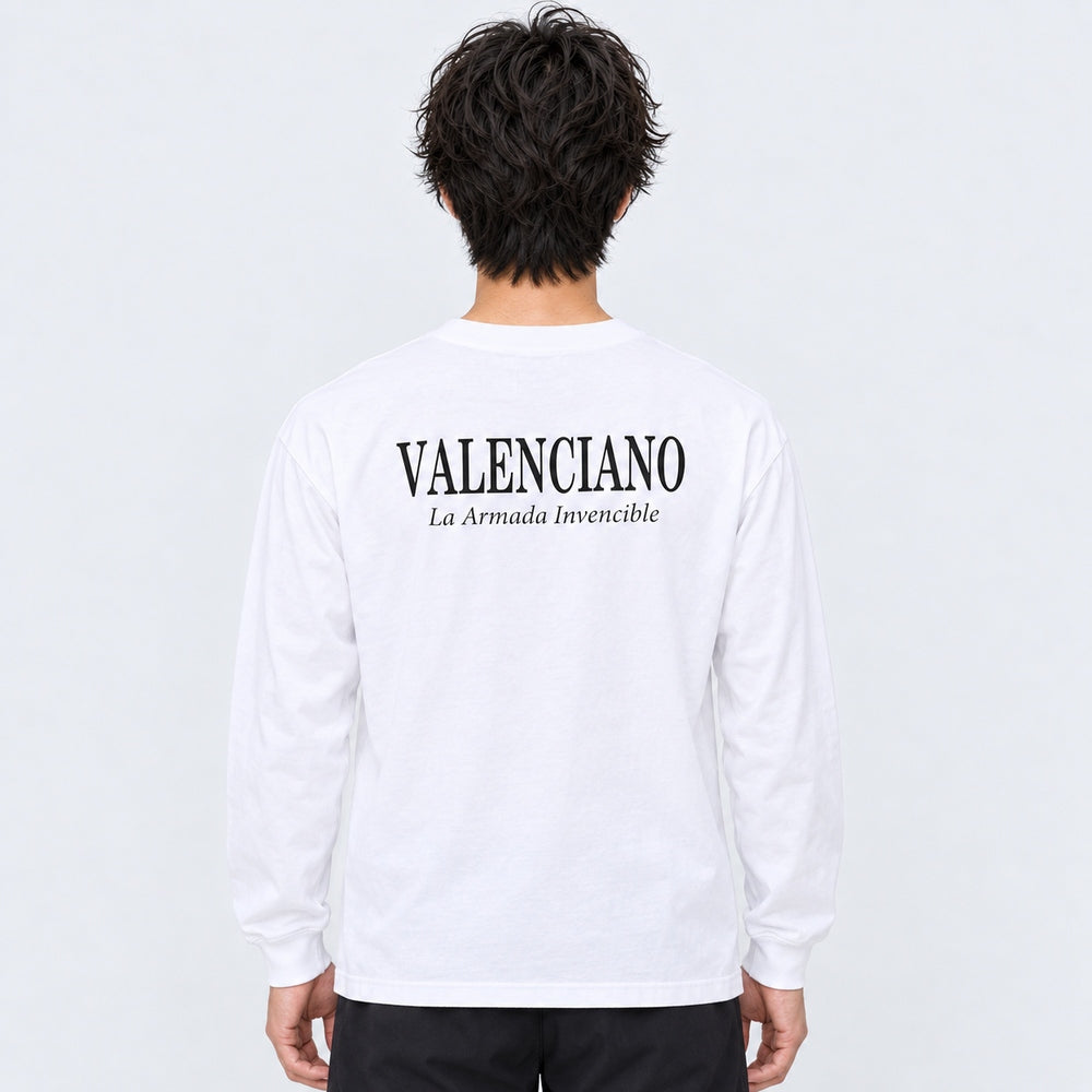 L/S PRINT TEE 06 model back