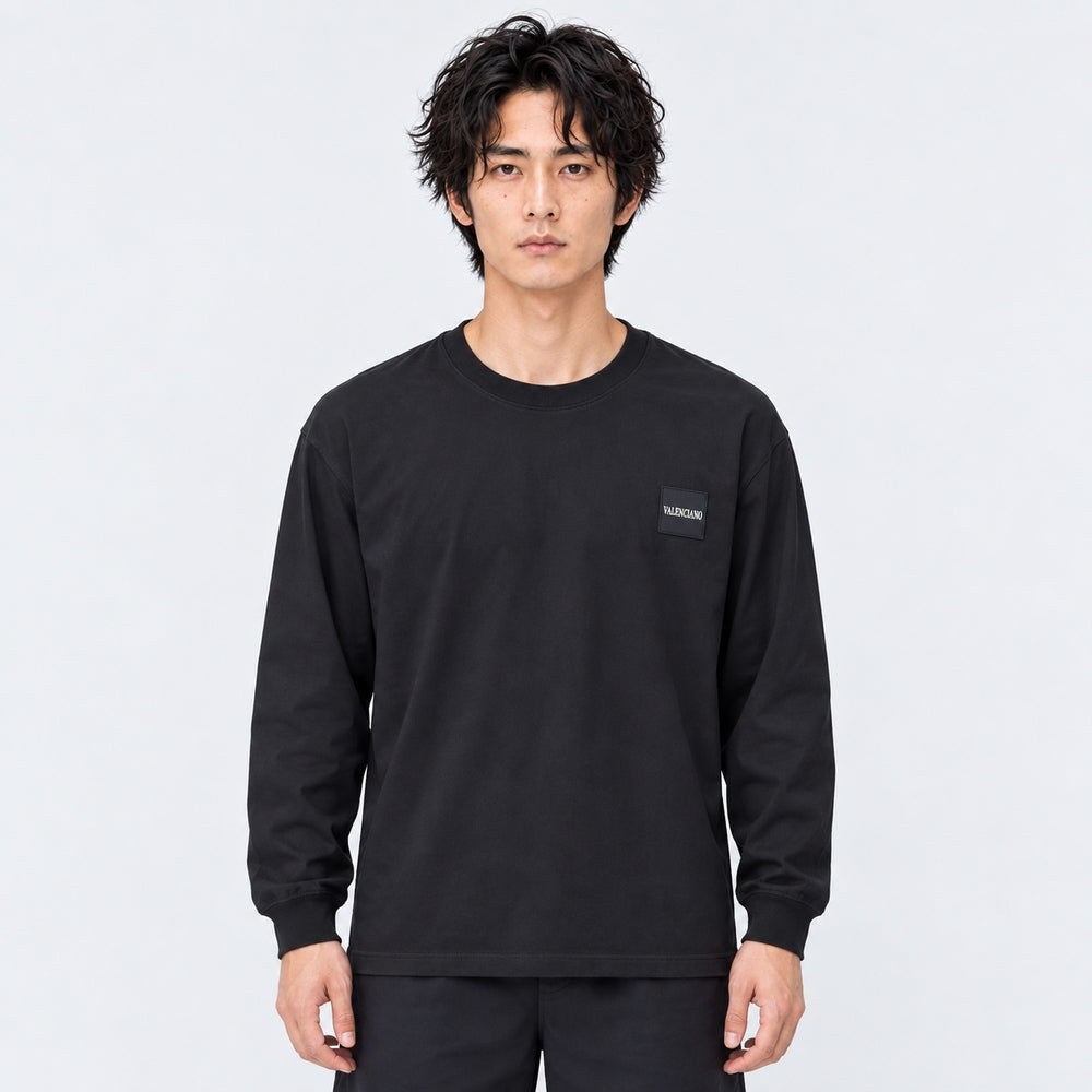 L/S PRINT TEE 26 model front