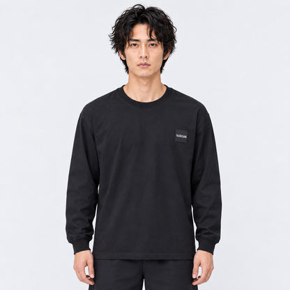 L/S PRINT TEE 26 model front