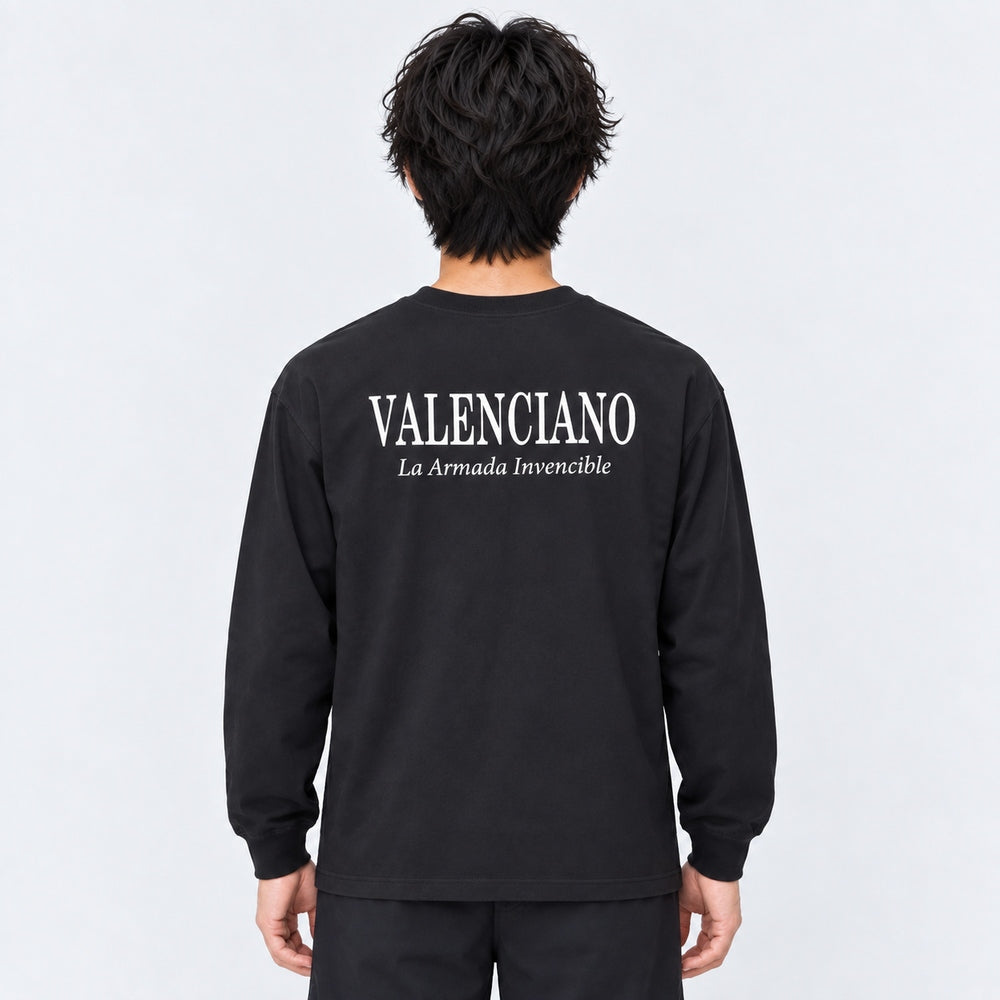 L/S PRINT TEE 26 model back
