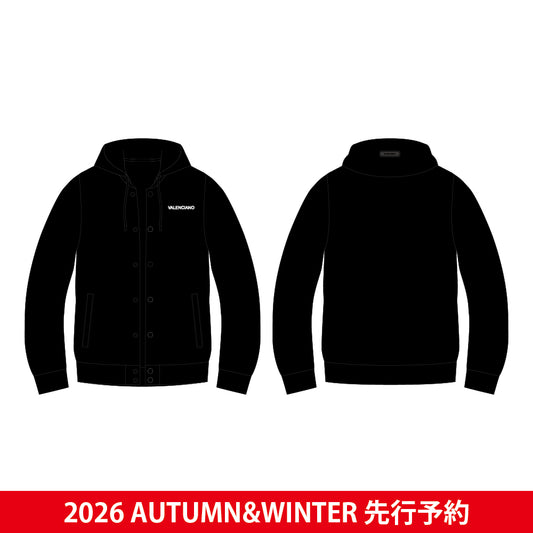 【先行予約】 BUTTON HOODIE【通常商品と同時購入不可・配送希望日指定不可】