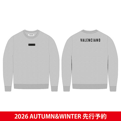 【先行予約】 EMBROIDERY CREW NECK【通常商品と同時購入不可・配送希望日指定不可】
