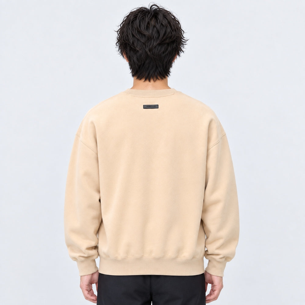 COLOR CREW NECK 37 model back