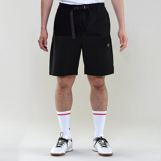 METAL PVC LOGO NYLON SHORTS