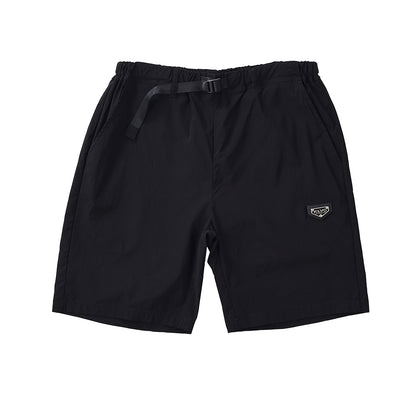 METAL PVC LOGO NYLON SHORTS